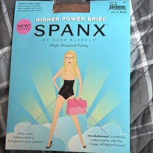 SPANX High-Waisted Panty - Cocoa Sz A NIP Ret $36